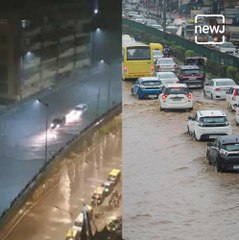 Video of Waterlogged Flyover Amid Heavy Rainfall Goes Viral