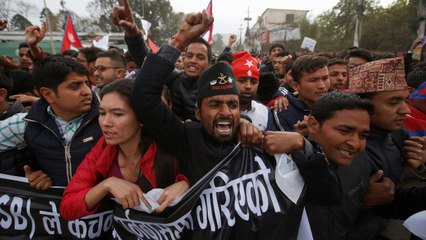 China ஆக்கிரமிப்புக்கு எதிராக Nepal- ல் வெடித்த போராட்டம்