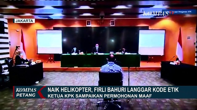 Langgar Kode Etik, Firli Bahuri Dijatuhi Sanksi Ringan Peringatan Tertulis