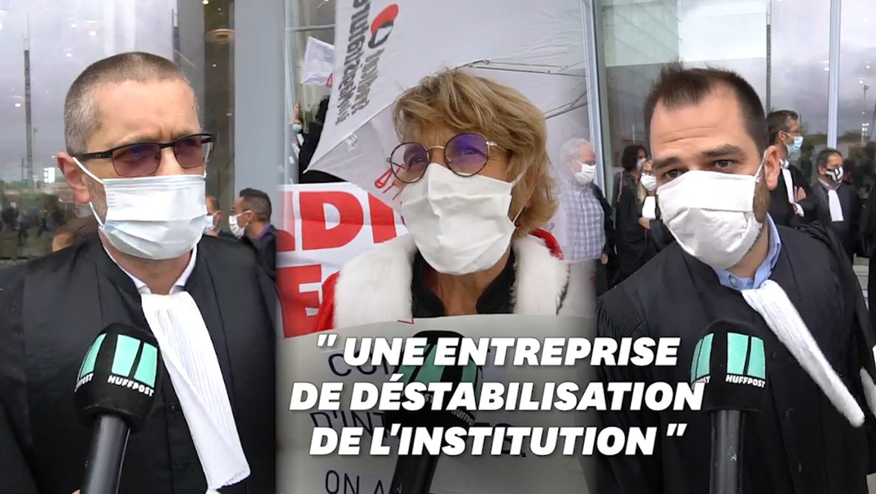 Les magistrats manifestent contre l'enquête de Dupond-Moretti visant le PNF