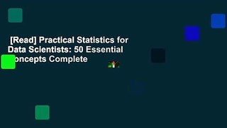 [Read] Practical Statistics for Data Scientists: 50 Essential Concepts Complete