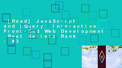 [Read] JavaScript and jQuery: Interactive Front-End Web Development  Best Sellers Rank : #3