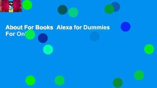 About For Books  Alexa for Dummies  For Online