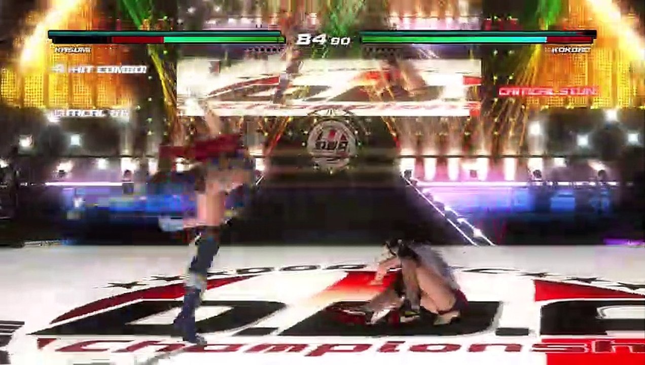 Dead Or Alive 5 Last Round Ayane And Kasumi Vs. Kokoro And Honoka