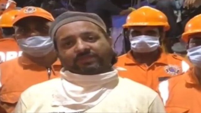 Bhiwandi building collapse: Man rescued after being trapped for over 10 hours under rubble