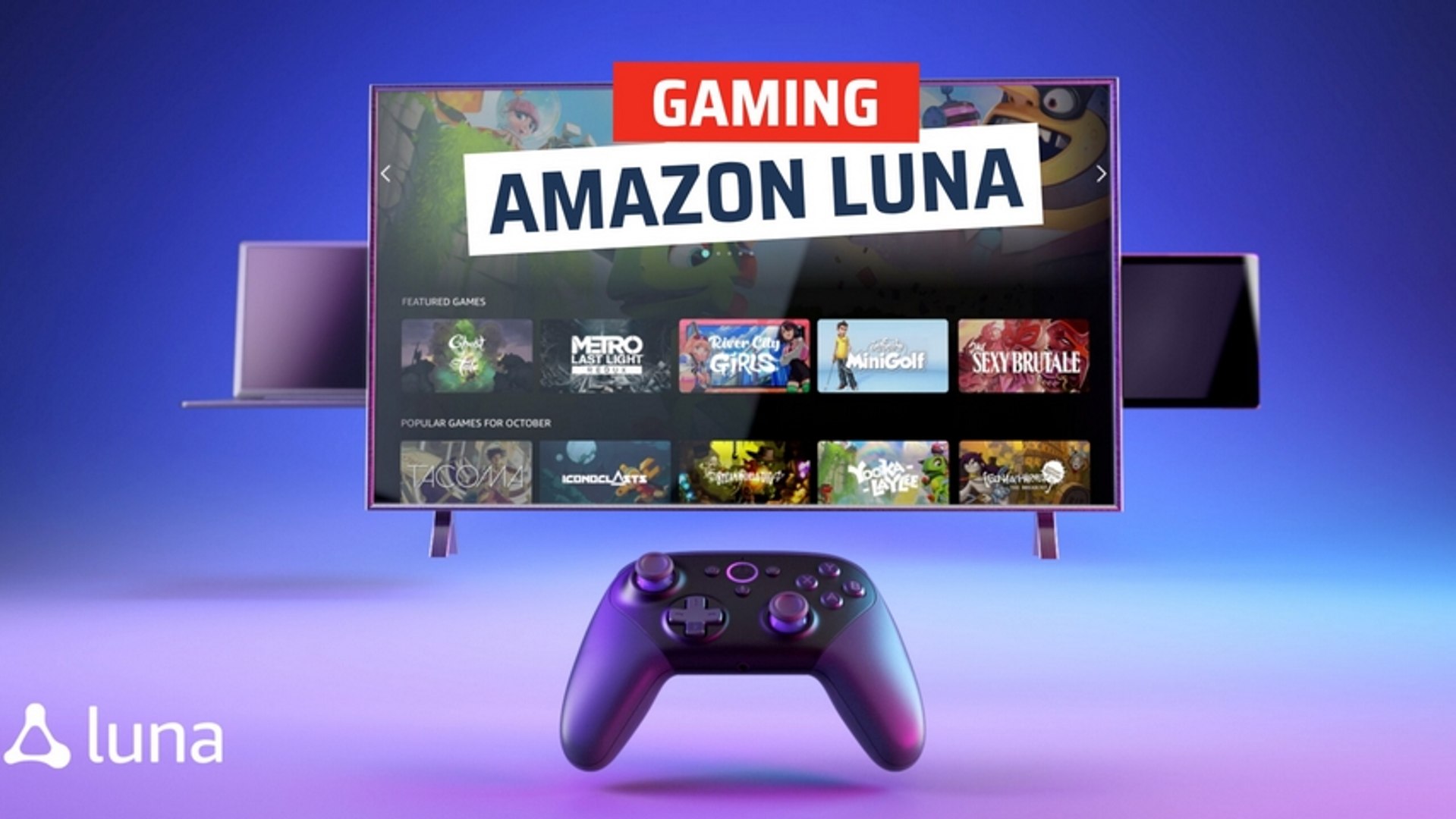 Luna La Plataforma De Juegos En Streaming De Amazon Video Dailymotion