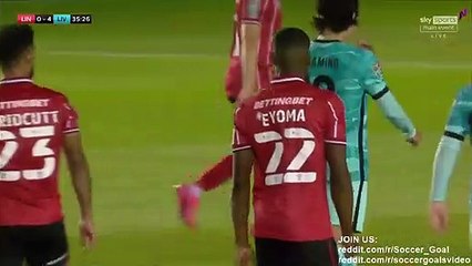 Curtis Jones second Goal HD - Lincoln 0 - 4 Liverpool - 24.09.2020 (Full Replay)
