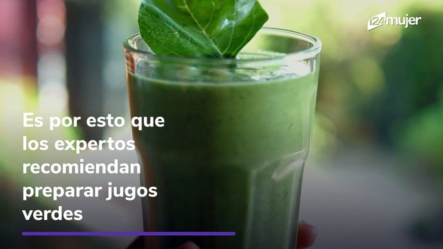 Batidos saludables con manzana verde