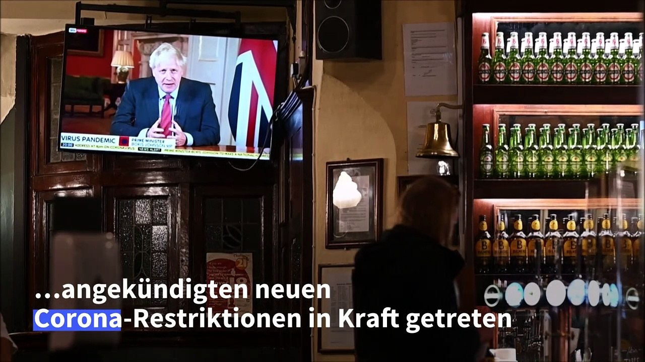 Schärfere Corona-Maßnahmen in England in Kraft getreten