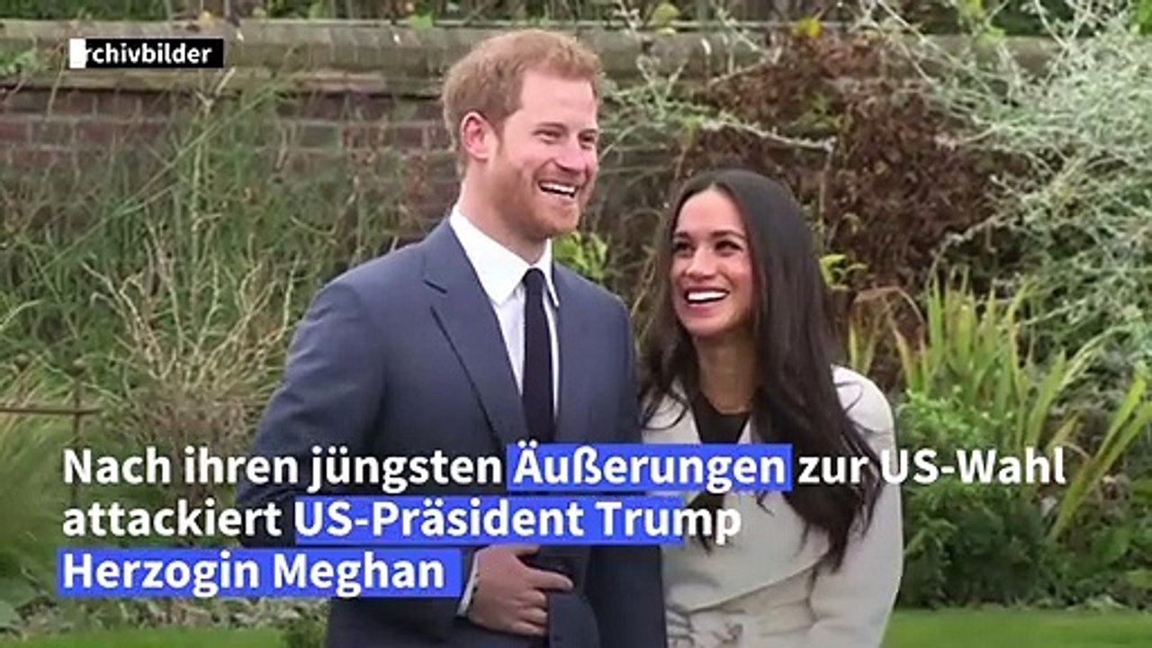 Trump ist 'kein großer Fan' von Meghan Markle