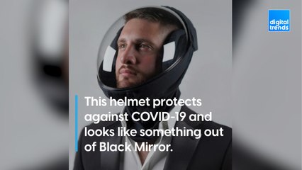 Revolutionary Dystopian COVID-19 Helmet: The Future of Personal Protection 😷