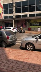 Woman Strolls Over Van That Parked in a Crosswalk