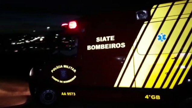Homem é socorrido ao sofrer queda no Bairro Cataratas