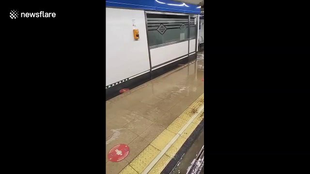Madrid's metro service disrupted by heavy flooding at stations