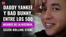 Discos de Daddy Yankee y Bad Bunny, entre los 500 mejores de la historia, según Rolling Stone