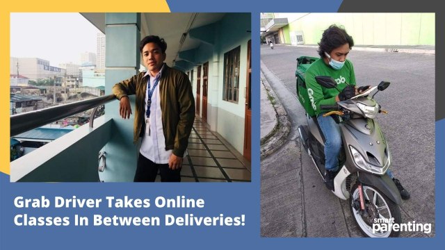 Grab Driver Takes Online Classes In Between Deliveries: 'Para Po Sa Pangarap Natin'