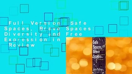 Full Version  Safe Spaces, Brave Spaces: Diversity and Free Expression in Education  Review