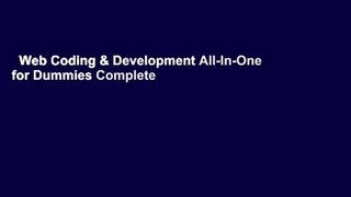 Web Coding & Development All-In-One for Dummies Complete