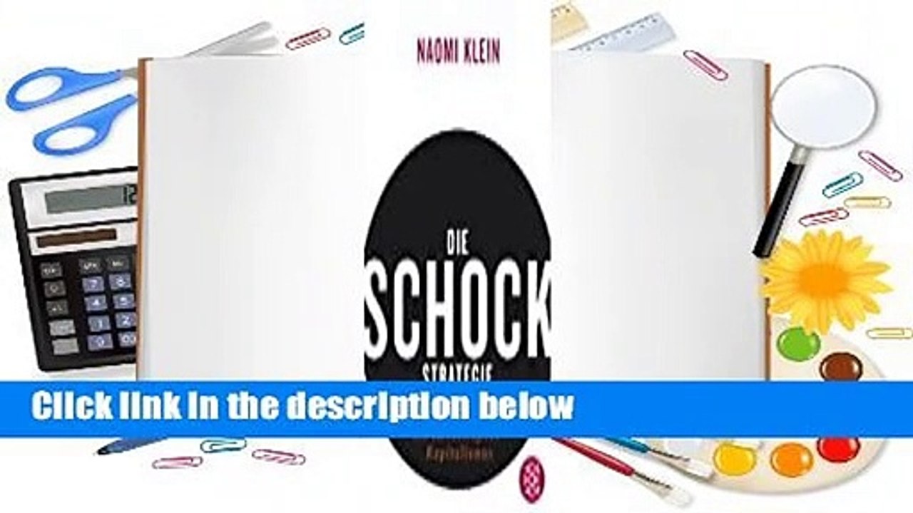Die Schock Strategie: Der Aufstieg Des Katastrophen Kapitalismus  For Kindle