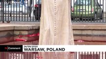 New Pope John Paul II sculpture unveiled in Warsaw