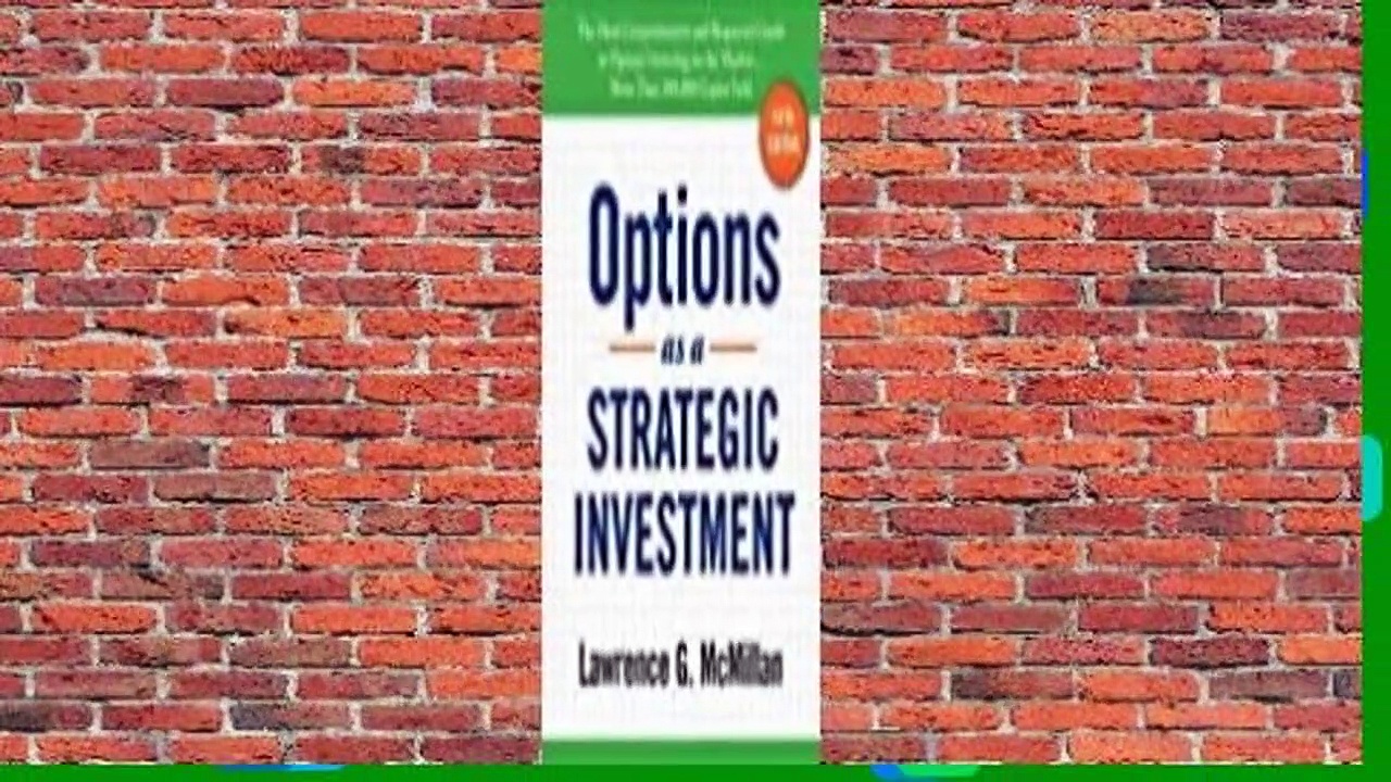 About For Books  Options as a Strategic Investment  Best Sellers Rank : #5