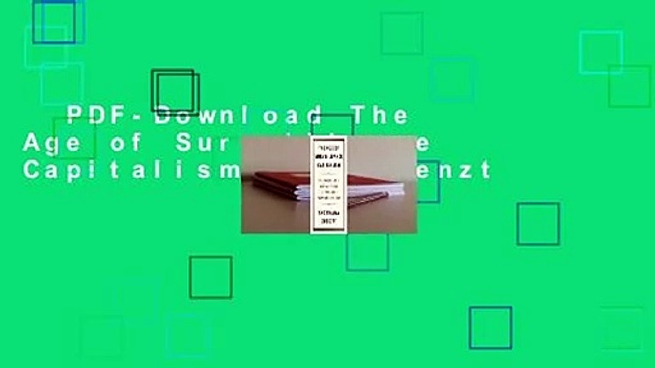 PDF-Download The Age of Surveillance Capitalism  Unbegrenzt