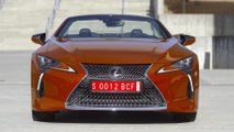 2020 Lexus LC Convertible Design in Blazing Carnelian