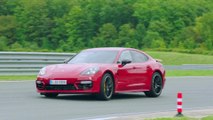 The new Porsche Panamera GTS in Carmine Red Driving Video