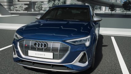 Audi e-tron S Sportback - drivetrain construction, twin motor and coolant circuit