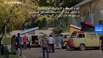 وقتی زندگی در یک خودرو  خلاصه می‌شود؛ جمع کمپرهای  ایرانی در کاخ نیاوران