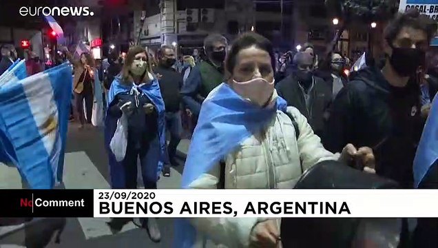 ویدئو؛ اعتراض به اصلاح دستگاه قضایی در آرژانتین