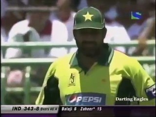 Zaheer Khan And Laxmipathy Balaji Brutal Batting Against Pakistan 2005