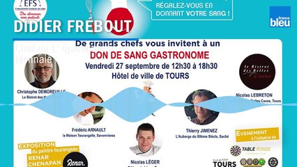 L'Invité France Bleu Matin est Didier Frébout: Chef du restaurant L'épicurien à Monnaie