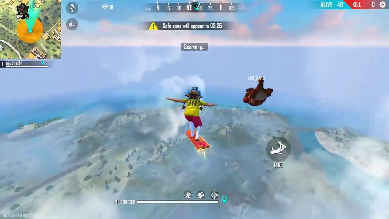 Unicorn AK47 Solo vs Squad OverPower Ajjubhai Gameplay - Garena Free Fire - MMIXTURE