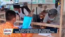 #SentroBalita | Ilang kababaihan sa Caraga, nag-apply sa entrance exam ng PMA