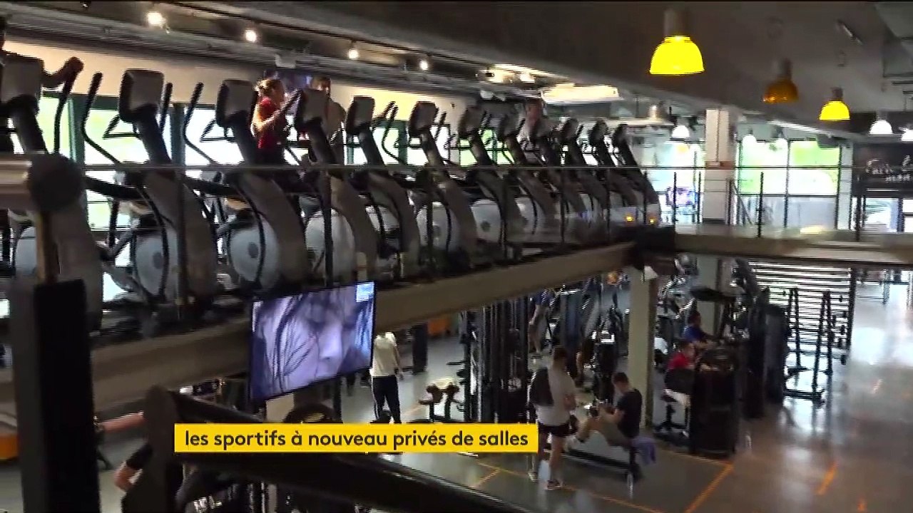 Coronavirus : les sportifs à nouveau privés de leurs salles de sport