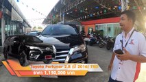 รถsuv มือสอง Toyota Fortuner ไมล์แท้ 8 หมื่นโล ตัวพิเศษ TRD SPORTIVO แต่งพิเศษ ฟรีดาวน์ ผ่อน 22,000.-