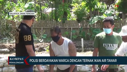 Polisi Berdayakan Warga dengan Ternak Ikan Air Tawar