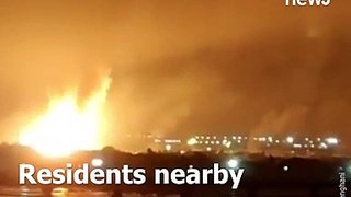 Massive fire at ONGC facility rocks the city of Surat