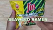 Jin Seaweed Ramen ( Seafood flavor noodles ) made in Vietnam