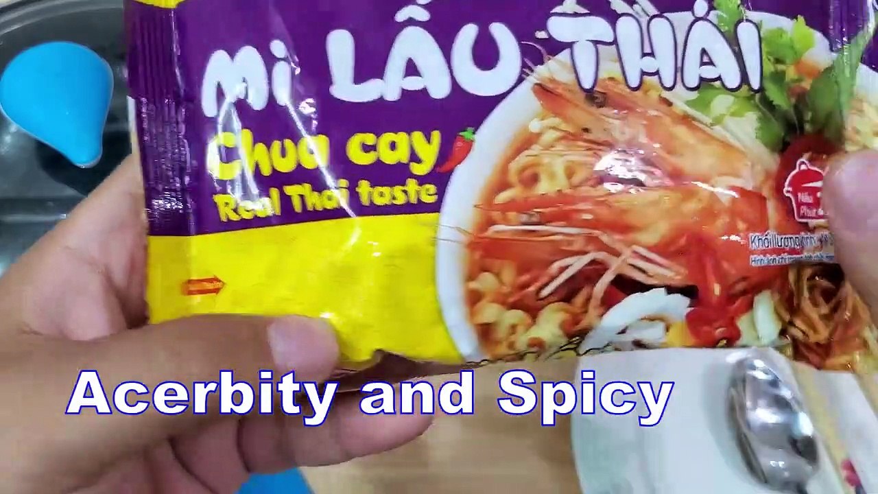 Jin Thai hot pot style ramen ( Real Thai taste ) made in Vietnam