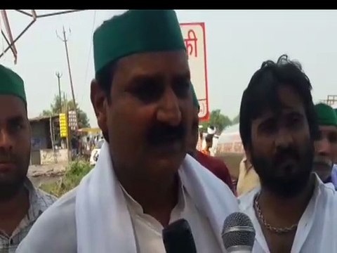 बुढ़ाना में कृषि बिल के विरुद्ध मेरठ करनाल हाईवे पर किसानों का चक्का जाम