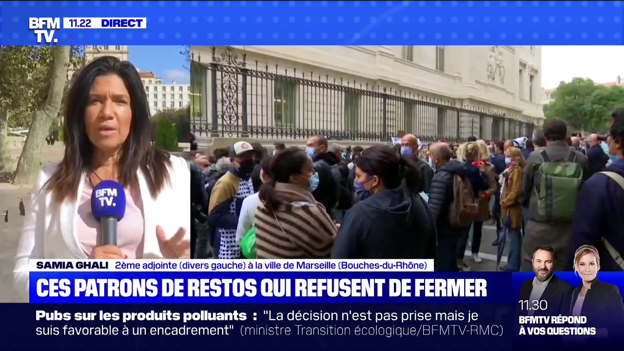 Pour Samia Ghali, les restaurateurs et patrons de cafés marseillais "sont vraiment les dindons de la farce"