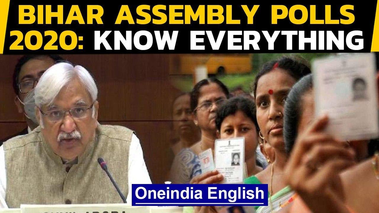 Bihar Polls 2020: What are the poll dates and when will the results be announced | Oneindia News