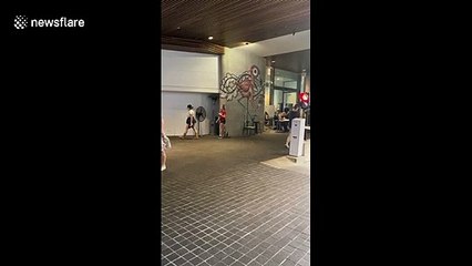 30 minutes of fresh air break for Australians during mandatory hotel quarantine.