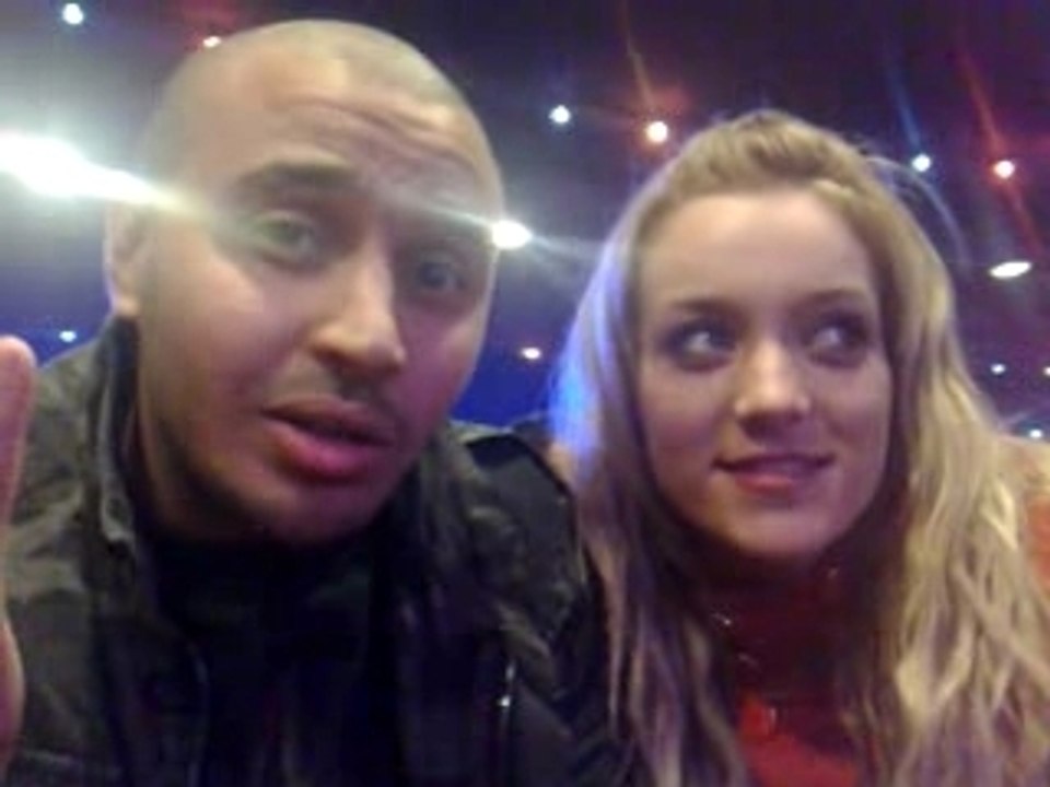 L'Emir et Léa pour Psy4tra.fr à l'Olympia (19/02/08)