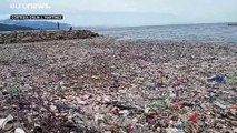 Tsunami de basura en la costa de Honduras