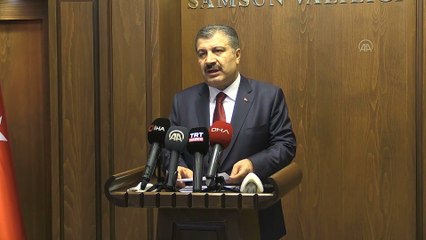 Koca: 'Türkiye genelinde temaslıların taramasını ortalama 13 saate kadar indirebildik' - SAMSUN