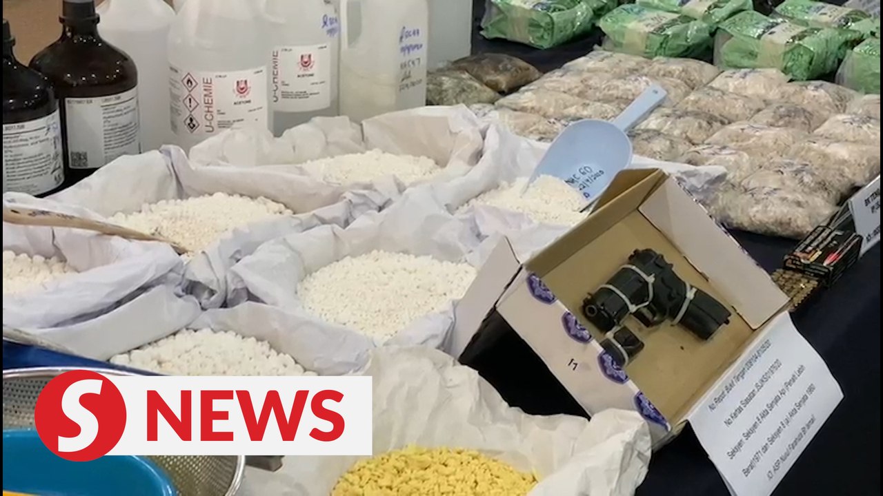 Mini drug lab busted, drugs worth RM847k seized...