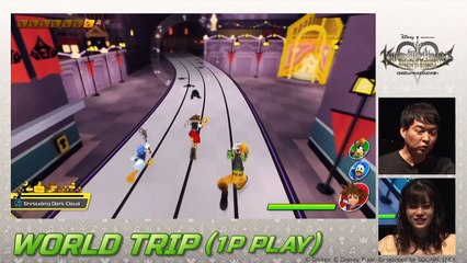 KINGDOM HEARTS Melody of Memory Gameplay